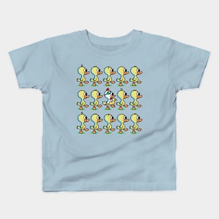 To the water, Ducks! Kids T-Shirt